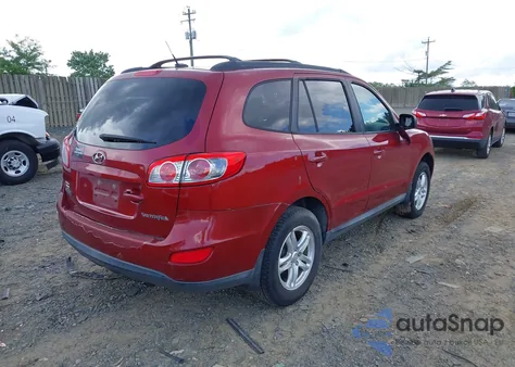 2011 Hyundai Santa Fe Gls from USA, damaged, VIN 5XYZG3AB8BG047682